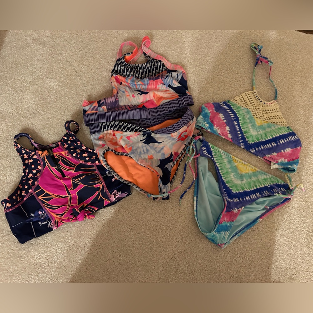 Athleta girls swim bundle (3 pack)